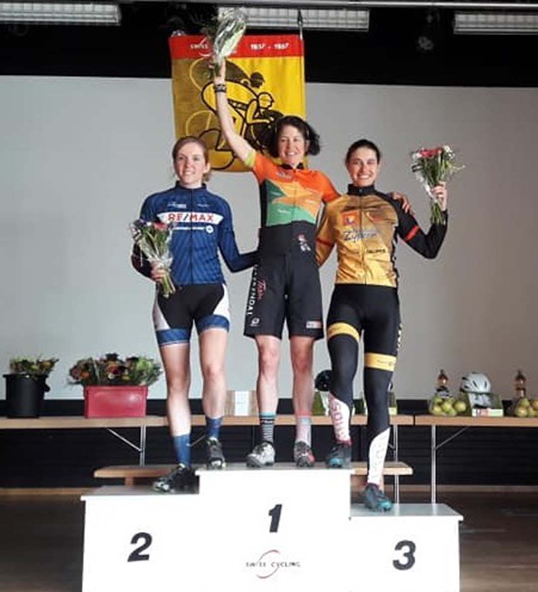 Team herzlichst Zypern newcomer Miriam Oeschger 3rd at the Fricktal cup