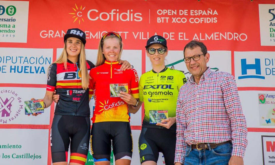 Rocio Del Alba Team BH Templo Cafes UCC second at the Open de Espana XCO