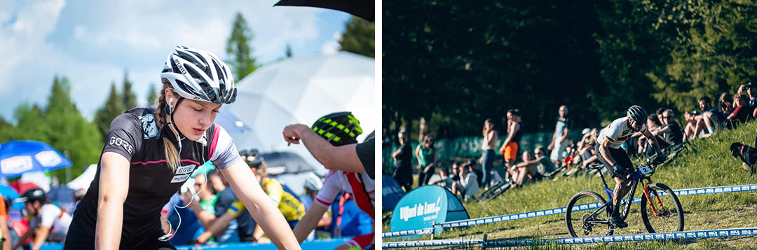 Marion Fromberger defends the Eliminator World cup leader jersey in Villard de Lans