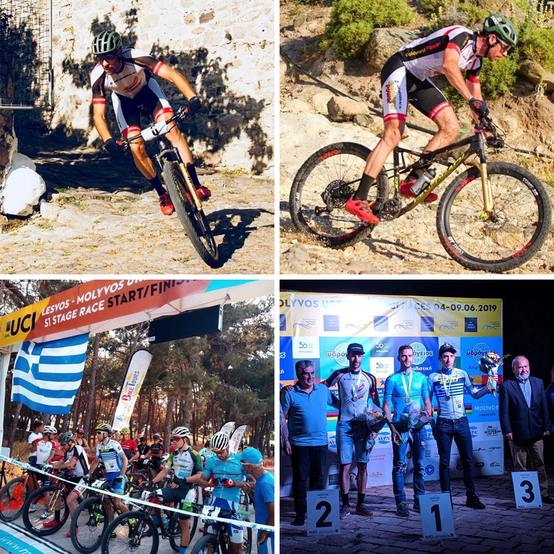 Nicola Rohrbach competing in Greece
