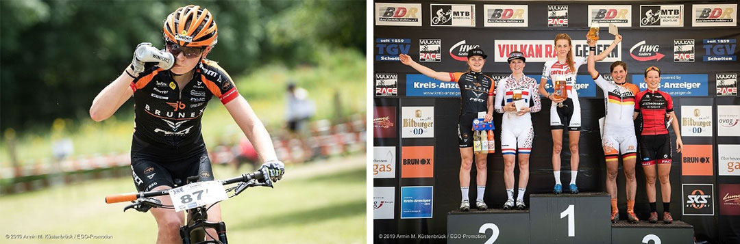 Sophie von Berswort 4th at the Bundesliga race in Gerdern
