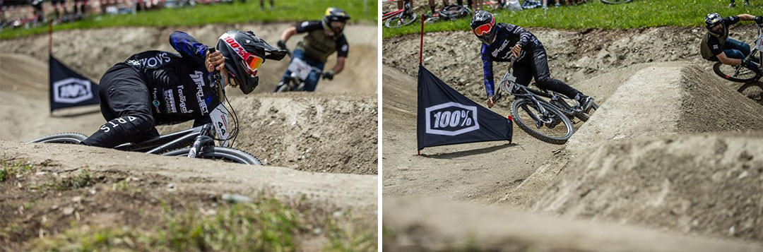 Top ten for Stefano Dolfin at the Crankworx Dual Slalom