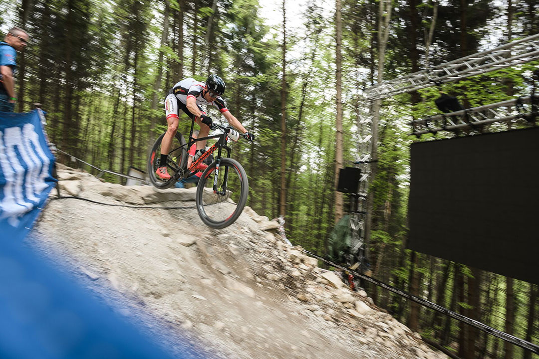 2019 Nicola Rohrbach in MTB wordcup-Vallnord