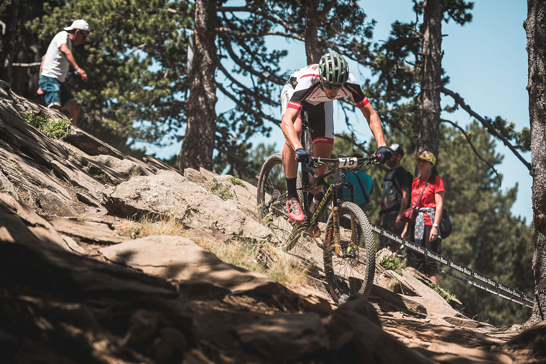 2019 Nicola Rohrbach in MTB wordcup-Vallnord