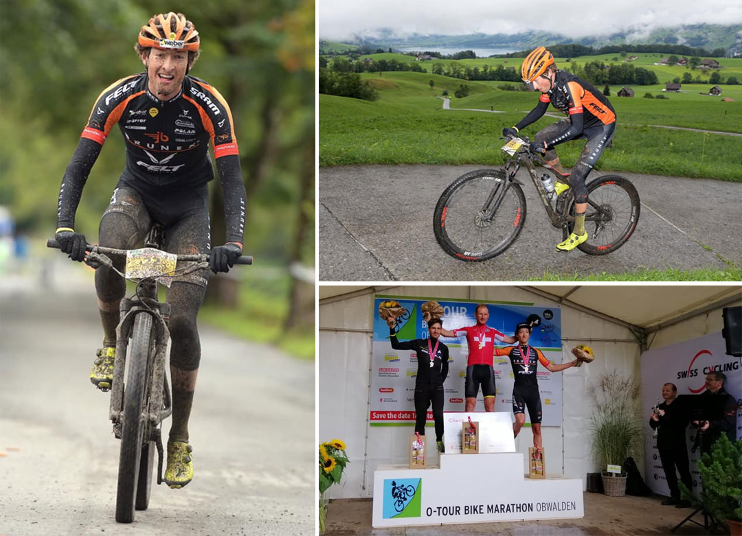 Casey South takes the bronze medal at the Swiss Marathon Championships