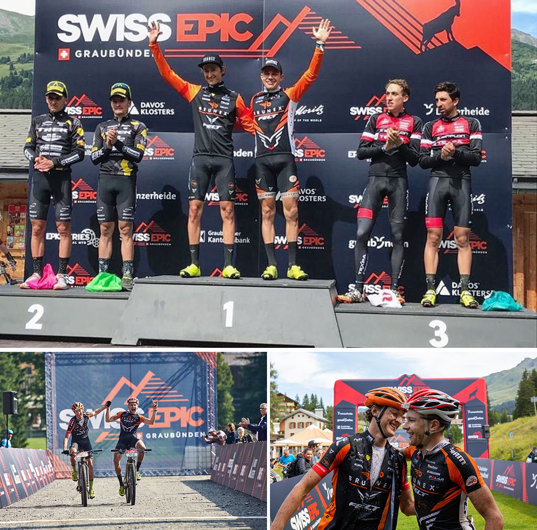 Casey South team jb BRUNEX Felt finished second at the Swiss Epic