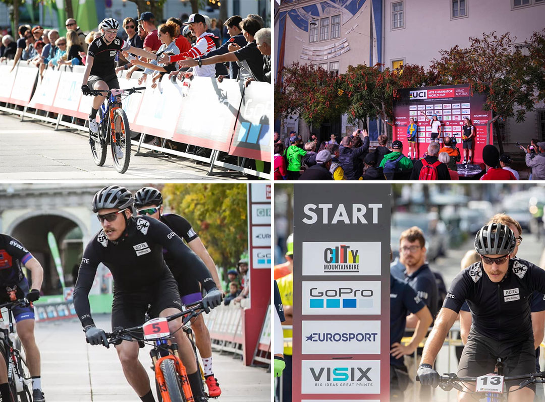 MTB Racing team at the Eliminator World cup final in Graz