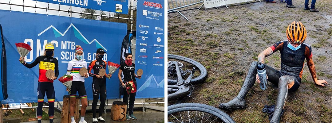 Third place for Sophie von Berswordt at the 3 Nations Cup MTB in Beringen