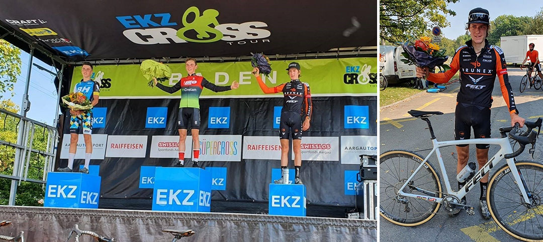 Finn Treudler 3rd at the EKZ Cross Cup in Baden