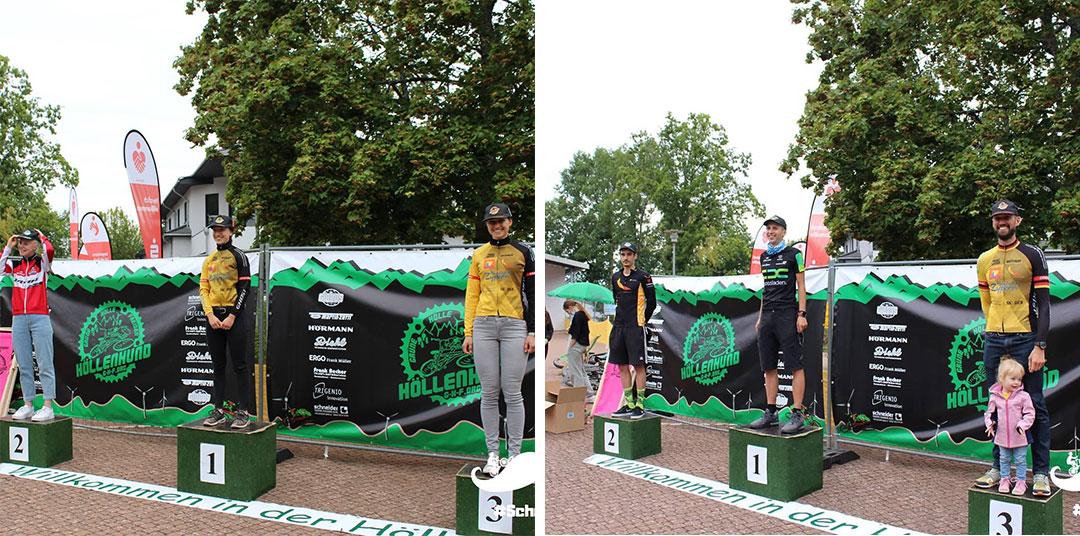 Kim Ames team herzlichst Zypern wins the Grüne Hölle Freisen