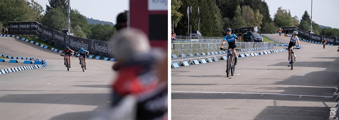 Podium for Helene Clauzel at the second World cup in Nove Mesto