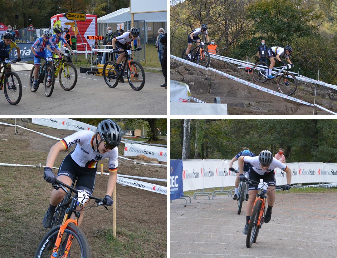 Marion Fromberger MTB racing team wins bronze medal at the XCE Europeans