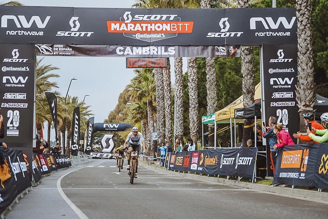 European Champion Tiago Ferreira wins the Marathon BTT in Cambrils