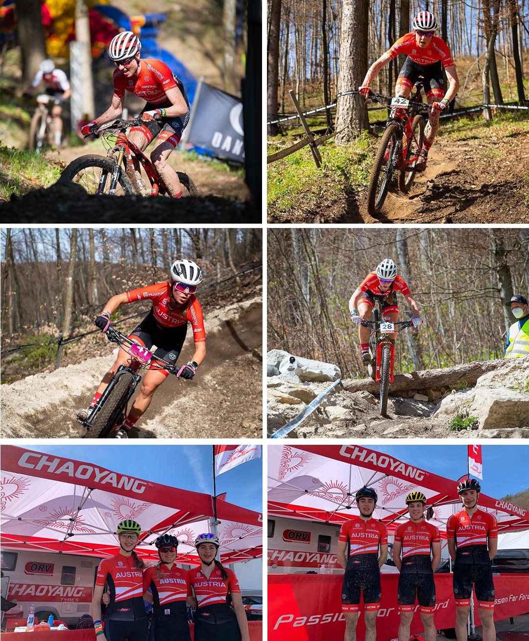 The Austrian National Team at the World Cup in Albstadt