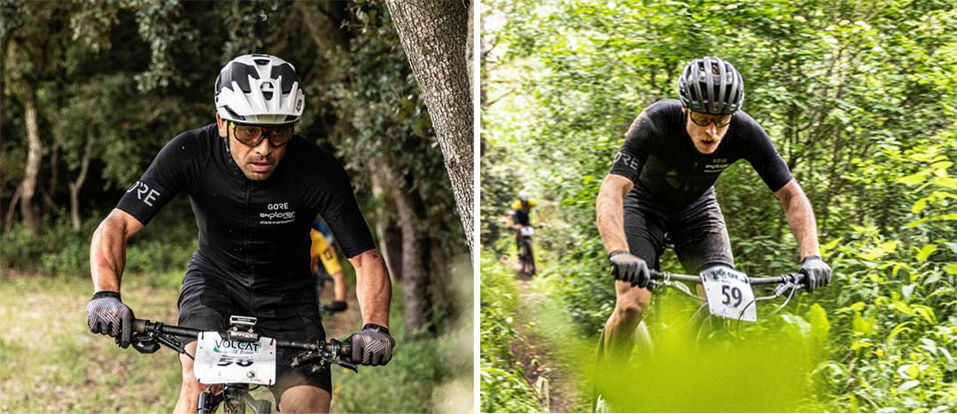 MTB Racing team at the Volcat Costa Brava