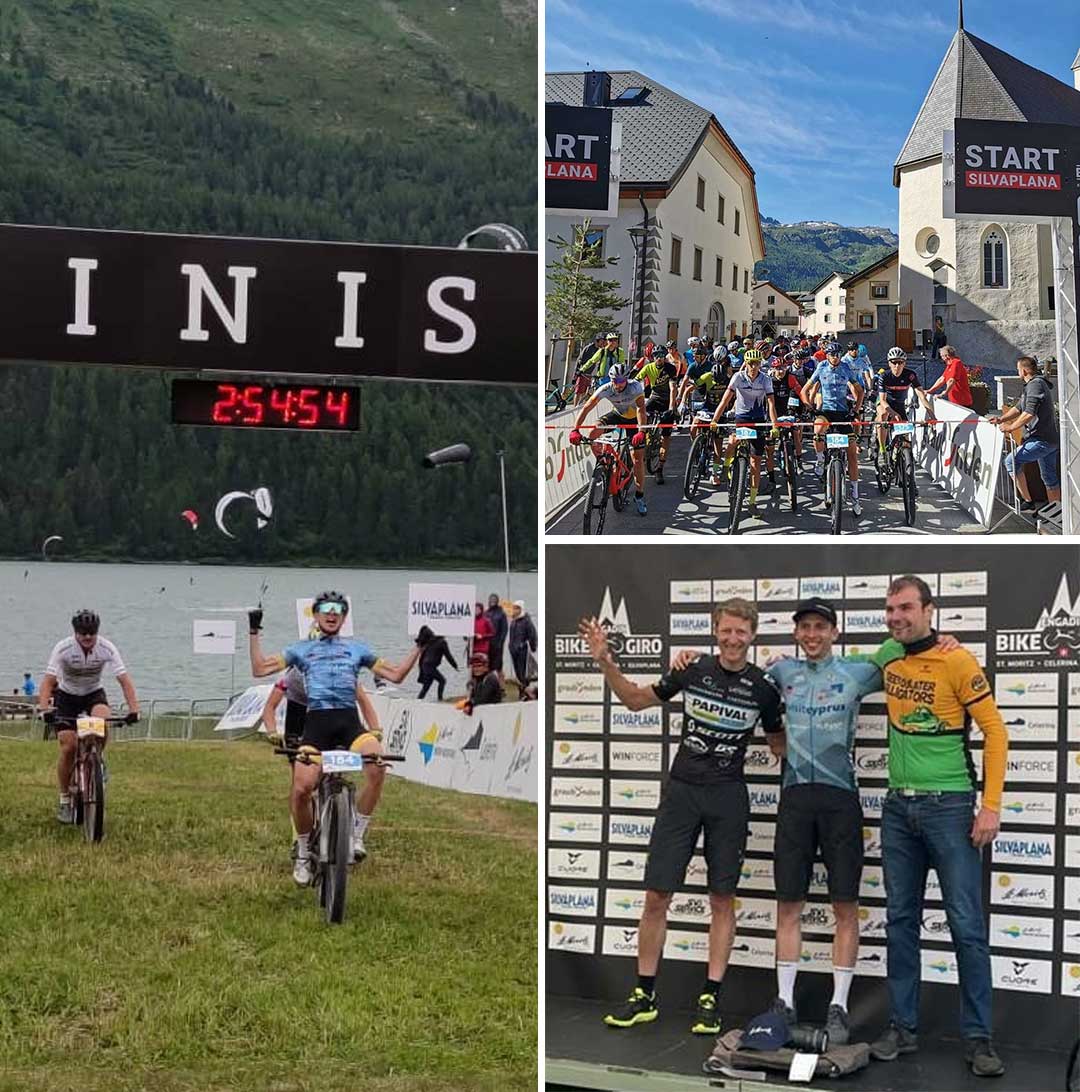 Stage win for Tobias Kurz at the Engadine Bike Giro