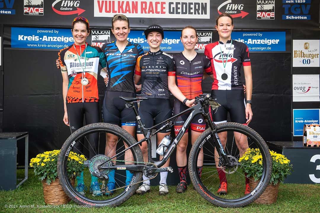 Kim Ames wins the Bundesliga race in Gedern