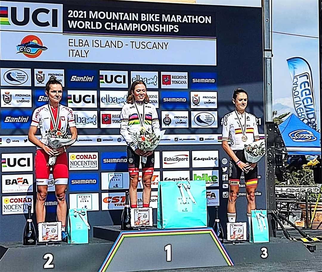 Natalia Fischer wins bronze at the Marathon World championships on Elba