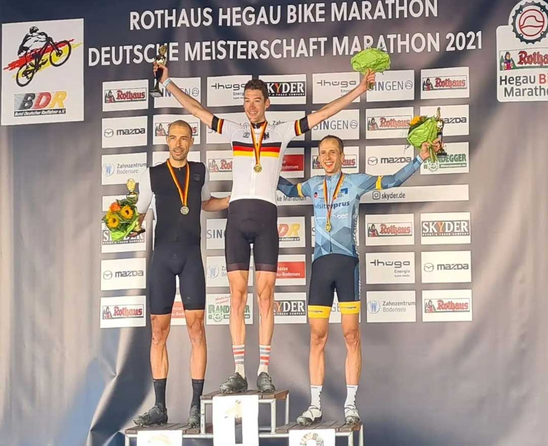 Tobias Kurz wins bronze at the German XCM Championships