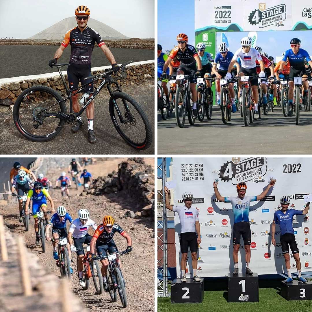 Charly Markt wins the 4 Stage MTB Race on Lanzarote