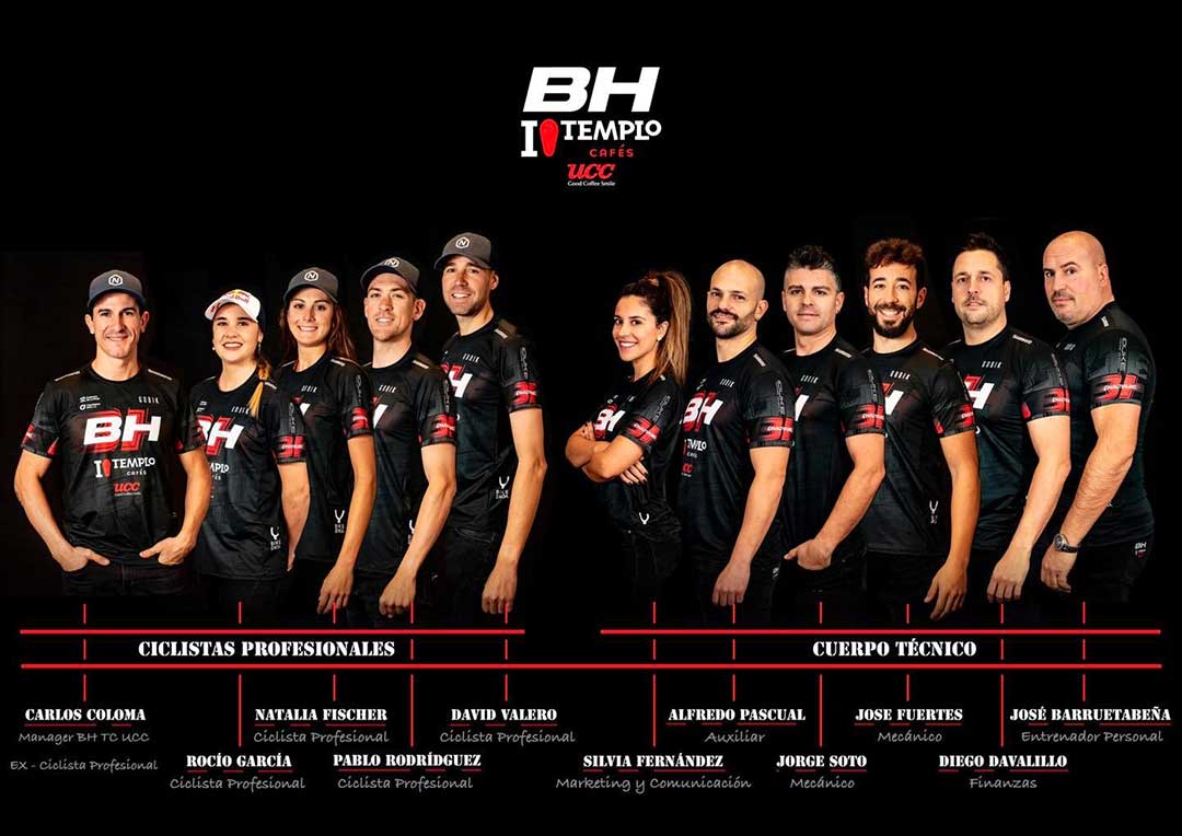 Team BH Templo cafes UCC is presenting the new team for 2022