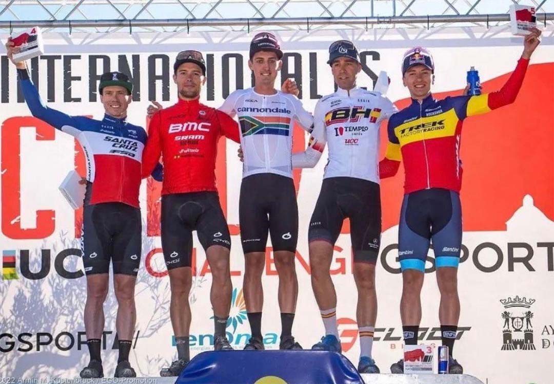 David Valero 3rd at the International XCO in Chelva