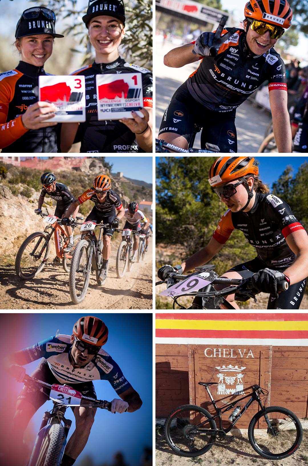 Victory and 3rd place for the jb BRUNEX Superior Junior ladies at the Int. XCO in Chelva