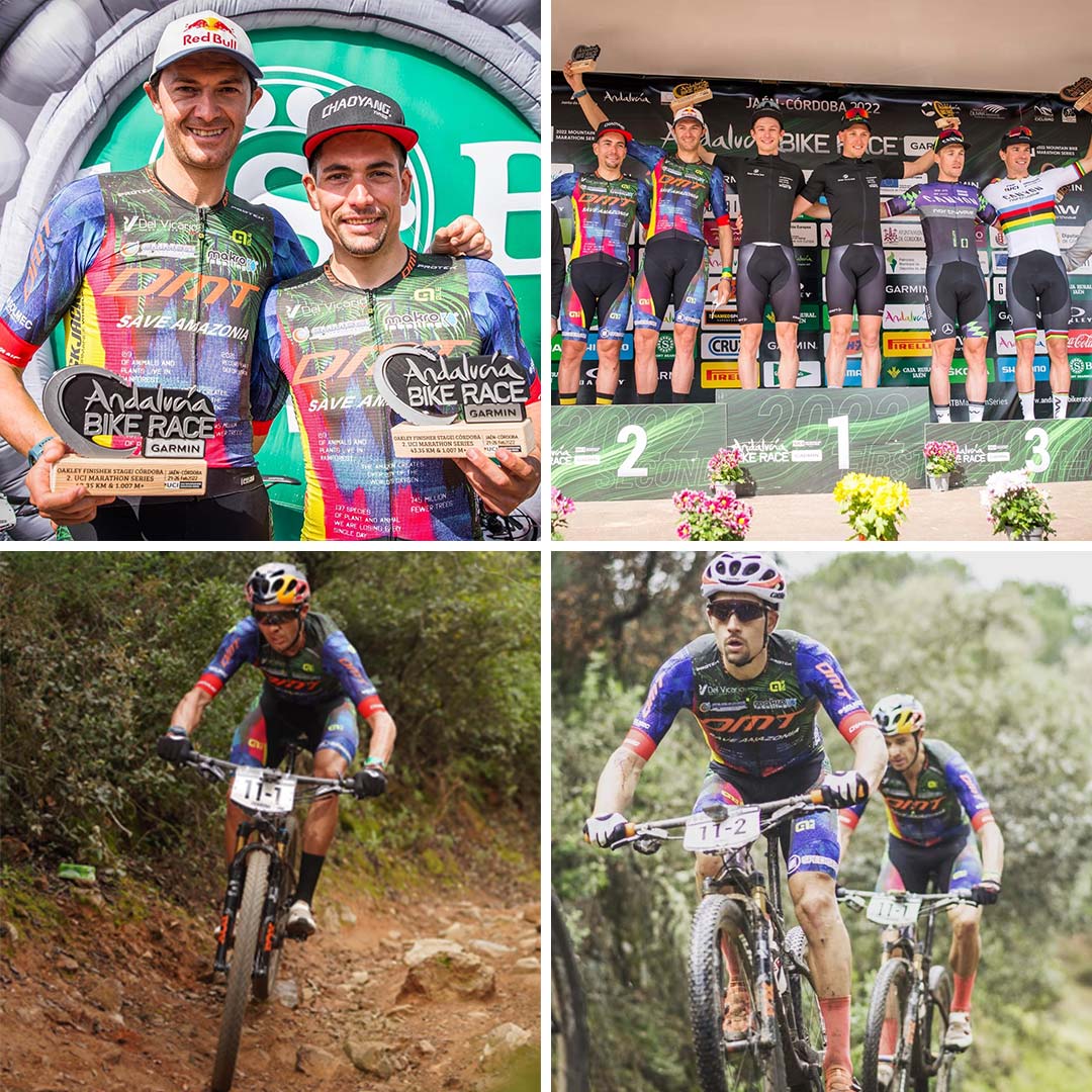 Podium for DMT Racing at the last stage of Andalucía Bike Race 2022