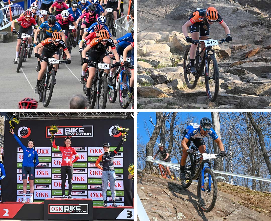 Podium for Anina Hutter at the UCI Junior Series Monte Tamaro