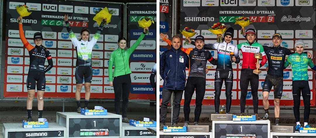 Podium for Anina Hutter at the UCI Junior Series in Nals, Italy