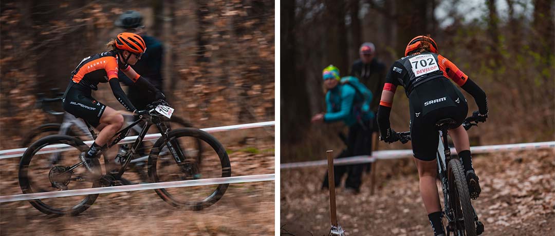 Podium for Simona Spesna at the Czech MTB Cup in Brno