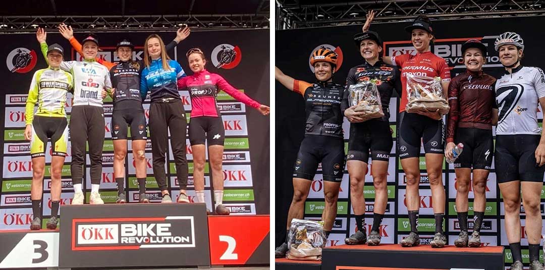 Jb BRUNEX Superior Factory Racing at the ÖKK Bike Revolution in Chur