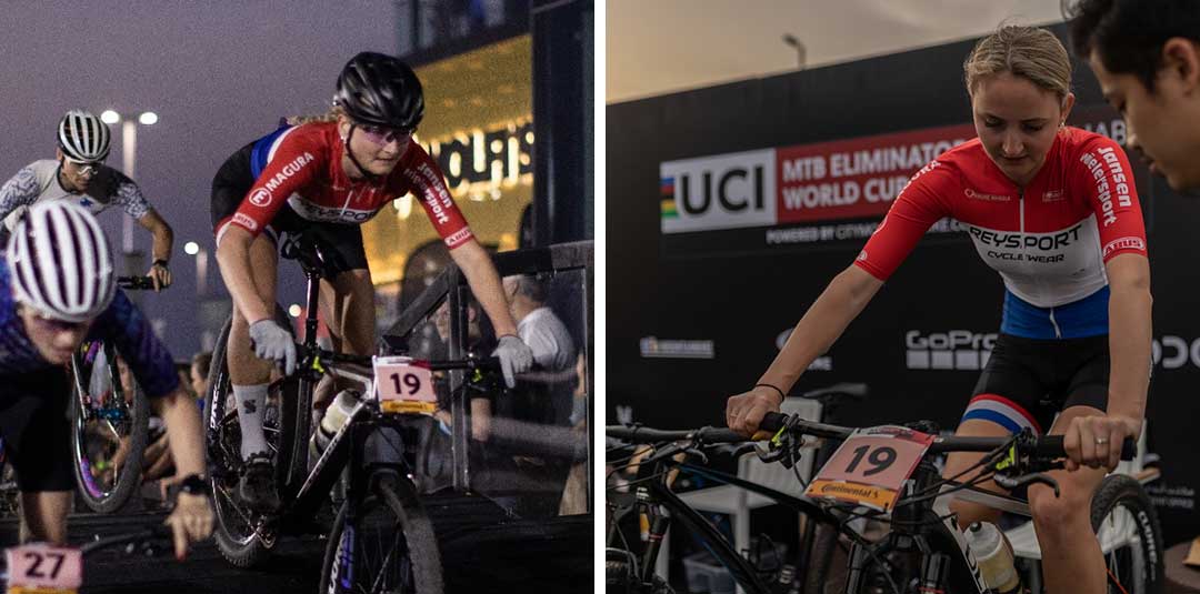 Podium for Didi de Vries at the Eliminator World Cup in Dubai