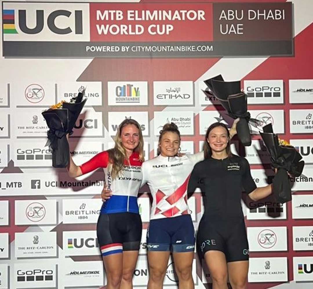 Podium for Didi de Vries at the Eliminator World Cup in Dubai