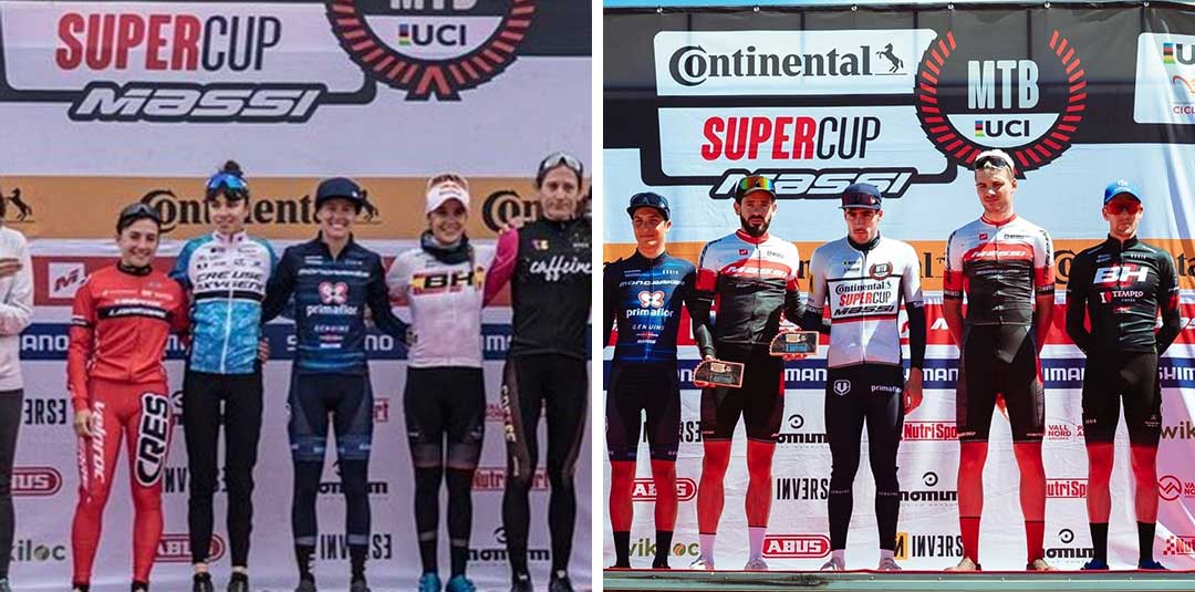 Podium for Rocio Martinez and Pablo Rodriguez in Santa Susanna