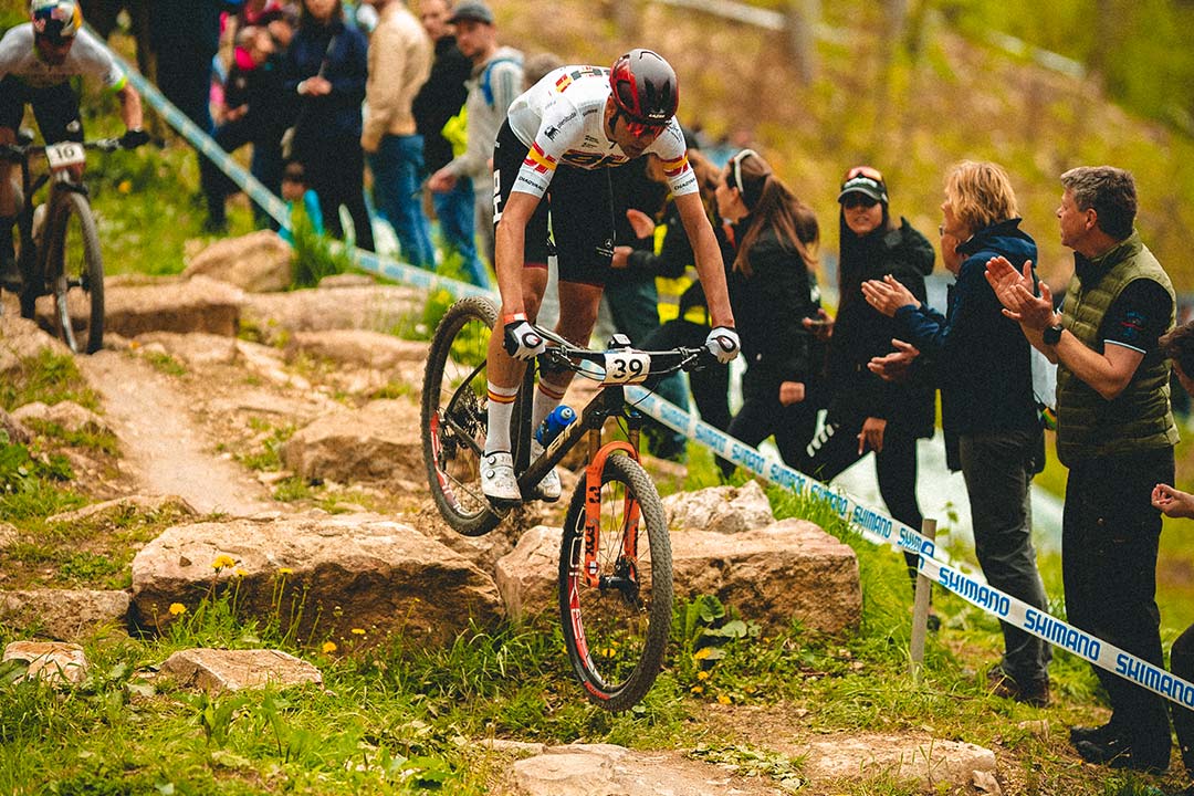 Podium for David Valero at the UCI World Cup in Albstadt