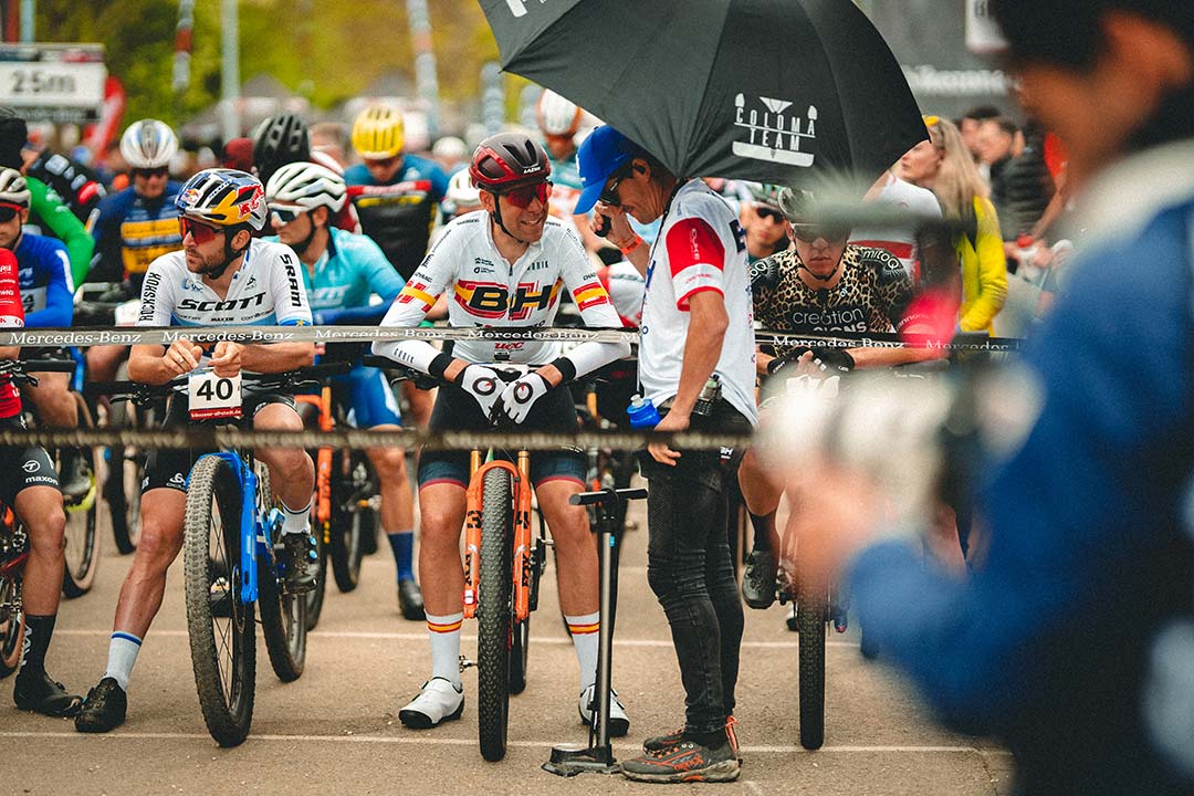 Podium for David Valero at the UCI World Cup in Albstadt