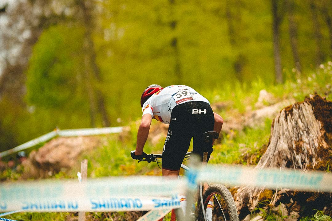 Podium for David Valero at the UCI World Cup in Albstadt