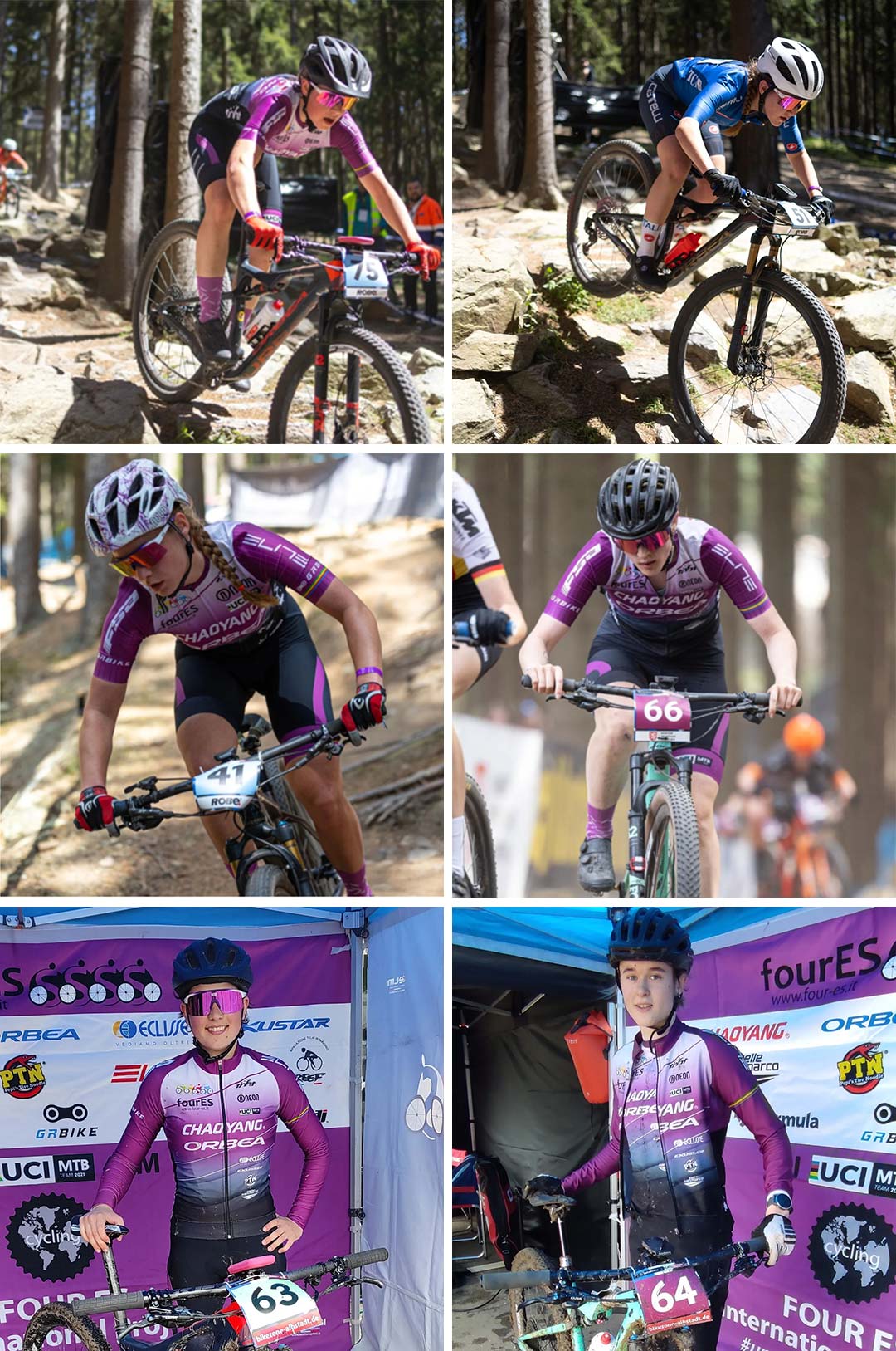 Four ES Racing team at the World cups Albstadt and Nove Mesto