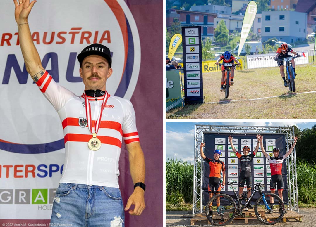 Gregor Raggl wins the Austrian Short Track Championships