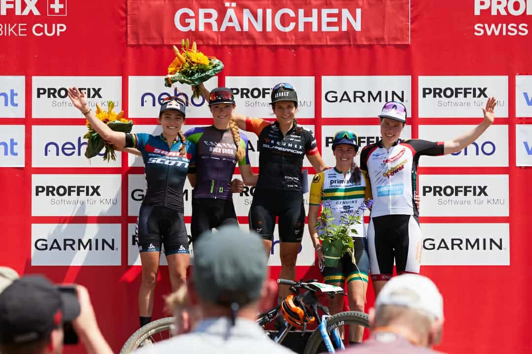 Podium for Seraina Leugger at the Proffix Swiss Cup in Gränichen