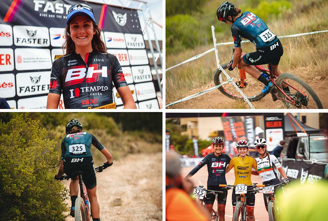 Podium for Natalia Fischer at the Superprestigio MTB Estrella- Lizarra