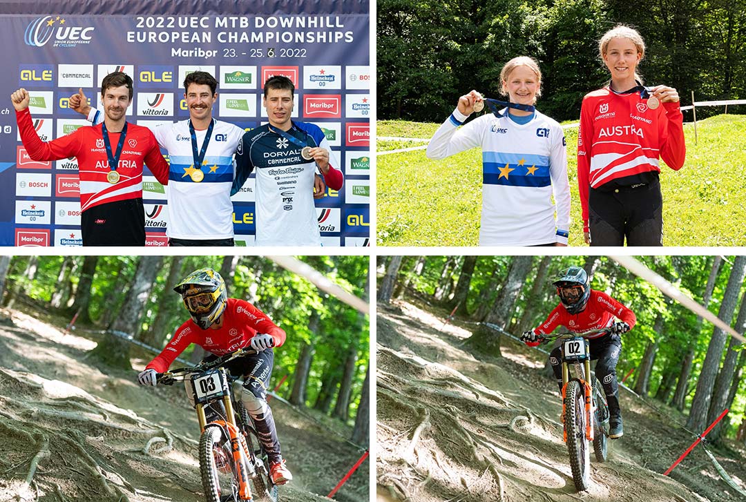 Gold and silver for Austria at the European Downhill Championships