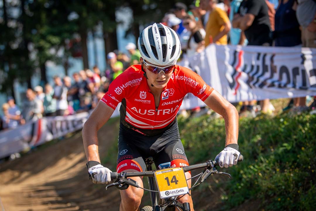 Team Austria at the UCI World Championships in Les Gets