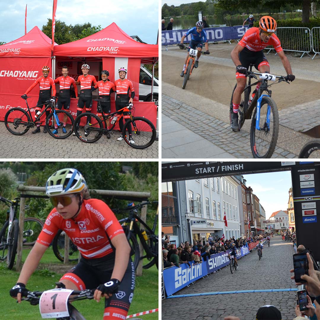 The Austrian National Team at the UCI Marathon World Championships